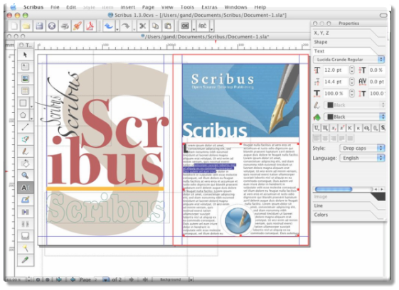 Scribus open source