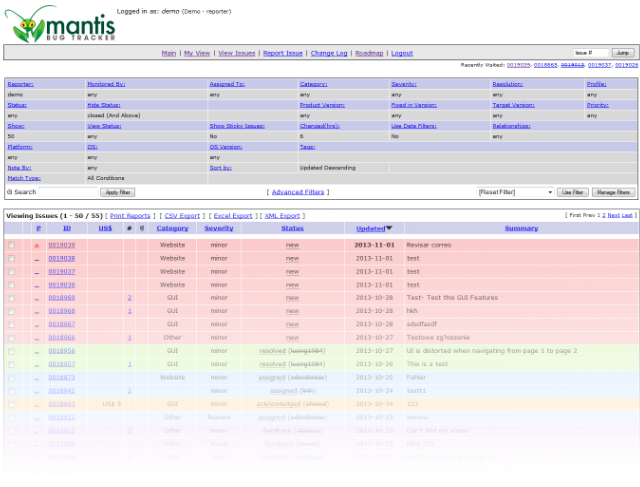 This week’s Open Source application is MantisBT