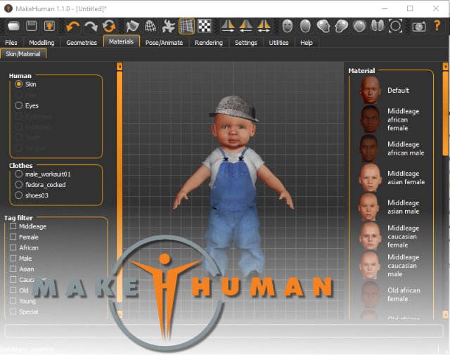 This week’s open source application is MakeHuman