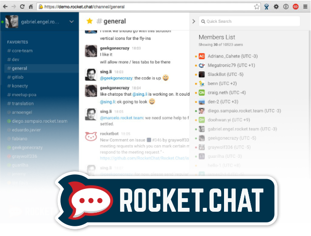 This week’s open source application is Rocket.Chat