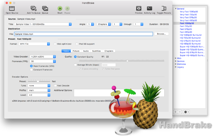 This week’s open source application is HandBrake